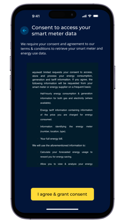 EQ App Refresh - Consent Screen