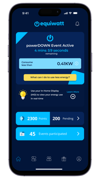 EQ App Refresh - Event Live Screen