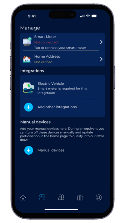 EQ App Refresh - Manage page - smart meter not connected - address
unverifiedv2