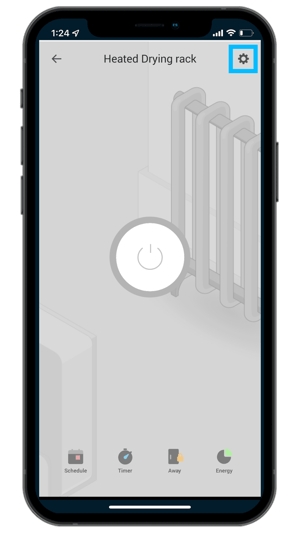 Kasa app device screen