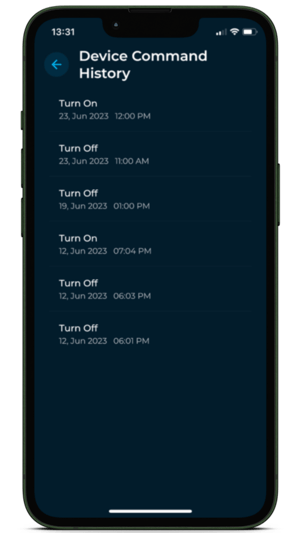 Kasa plug command history